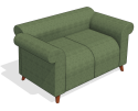 sh_Sofa 2 Lugares Multicor Parametrico Verde Musgo